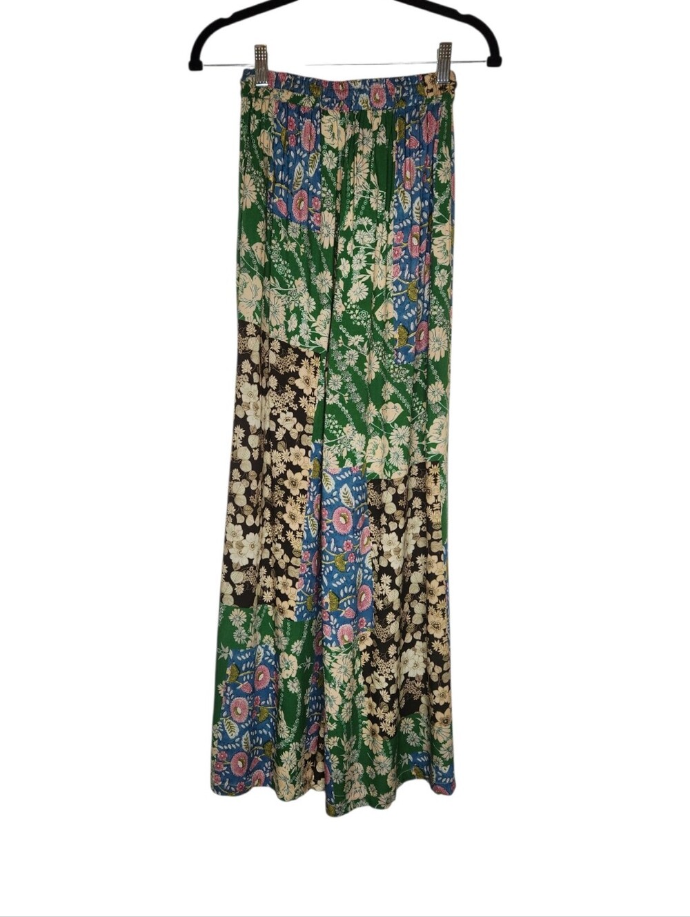 Natural Life Pull On Patchwork Wide Leg Pants Size Small - Picture 2 of 5
